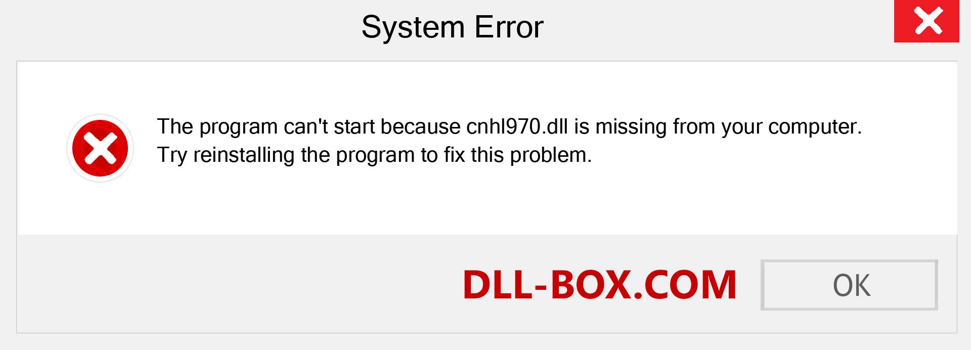  cnhl970.dll file is missing?. Download for Windows 7, 8, 10 - Fix  cnhl970 dll Missing Error on Windows, photos, images